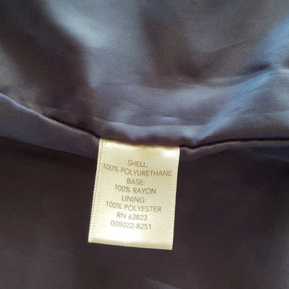 Christopher & Banks Teal Vegan Zip Front Jacket SP - Picture 7 of 11